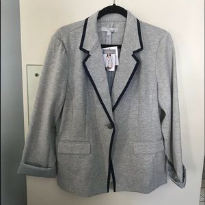 NWT heather grey blazer
